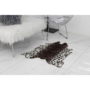 Animal Printed Faux Animal Shaped Rugs Carpet Large Cow Hide Floor Rug For Living Room