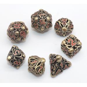 Durable Handmade Micro DND Dice , Mini Polyhedral Tiny D20 Dice