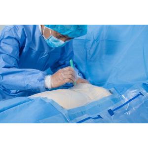 By Pass Sterile Surgical Drapes , Cloth Surgical Drapes Cardiovascular Clear Incise Film