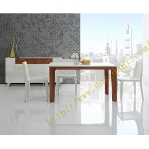 High gloss dining table, dining chair and buffet sideboard of modern dining room furniture