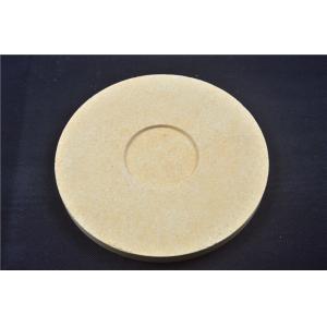 Round Cordierite Kiln Furniture , Round Cordierite Baking Stone For Ceramic Insulator