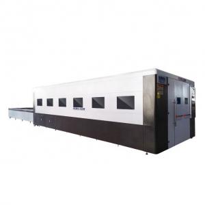 China CNC Fiber Laser Cutting Machine For Steel Metal Key Aluminum Fencing Panel Wall supplier