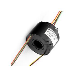 China Low Electrical Noise Hollow Shaft Slip Ring IP54 380VAC Voltage Various Sizes supplier