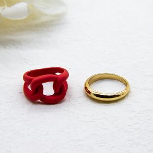 China Gold Plated Women Wedding Rings Sterling Silver / Stainless Steel Gemstone Fashion Rings supplier