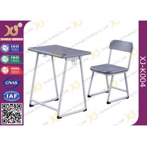 China Modern PVC Combo Children School Tables And Chairs With Electrostatic Powder Coating Surface supplier