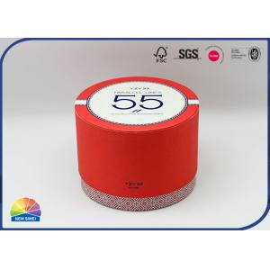 4c UV Print Disc Closures Kraft Paper Tube Hot Stamping