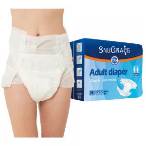 OEM Wetness Indicator Adult Diapers For Incontinence Protection