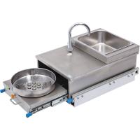 China JP Portable stainless steel pull out gas stove for outdoor kitchen RV motorhome caravan on sale