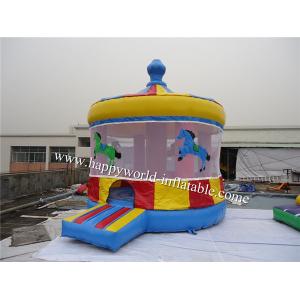 carousel bouncy castle , inflatable bouncer castle , sale cheap bouncy castle