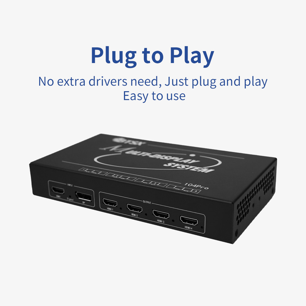 China Tipo de interfaz de entrada HDMI o DP Display Splitter de resolución BIT-MSE-4K60-Mini104Pro para paredes de video de ultra resolución on sale