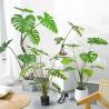 China Resistencia artificial plástica del viento de la planta de Monstera de la altura hecha a mano del 145cm wholesale