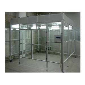 China Aluminum Positive Pressure Soft Wall Clean Room Vertical Laminar Flow Booth supplier