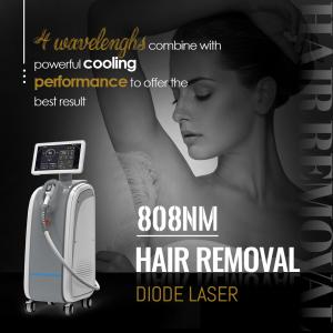 China Advanced High Power Diode Laser Hair Removal Machine 1200w TEC Cooling supplier
