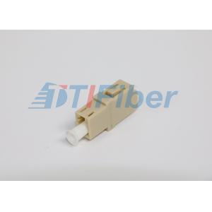 LC / PC Multi mode FTTH Network Fiber Optic Adapter Low Insertion Loss