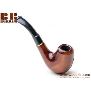 China unique design high quality hand-carved wooden smoke pipe for his supplier