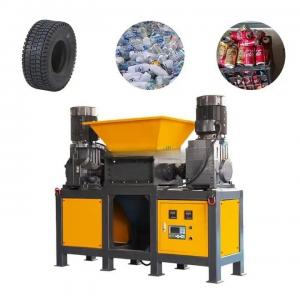China Multi Purpose Dual Axis Plastic PET Bottle Crusher Machine / Waste Recycling Crusher supplier