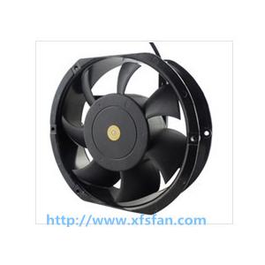 China 170*152*51mm 12V/24V/48V DC Black Plastic Brushless Cooling Fan DC17251 supplier