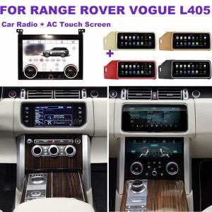 China Double Din Range Rover Android Head Unit Car Radio Player AC Panel supplier