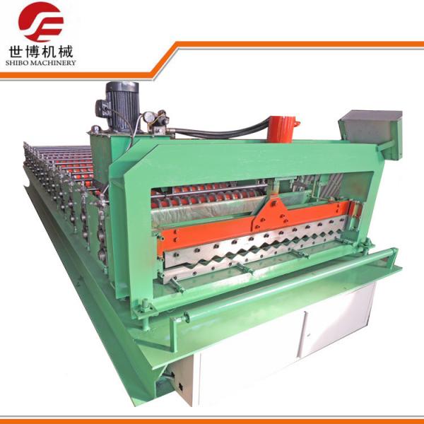 Prepainted Galvanized Iron Roofing Sheet Corrugated Panel Roll Forming Machines
