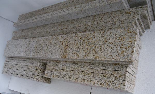 Productos beige oxidados populares del granito, escaleras del granito G682,