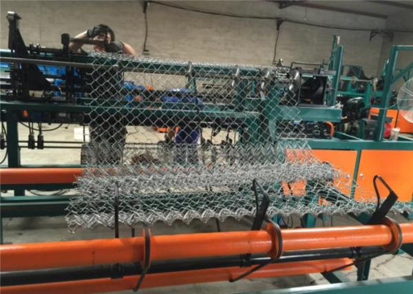 3-6M Width Chain Link 150*150mm Wire Mesh Machine