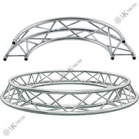 China Wedding Display Booth Aluminum Round Truss 6082-T6 Easy to Assemble on sale