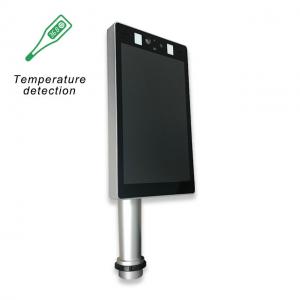 Floor Stand Face Recognition Attendance Security Access Control Body Temperature Test