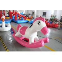 China Soft Pvc 0.9mm Inflatable Horse Rocking Pony Toys Animal on sale