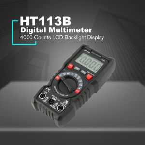 China Habotest HT113B Digital Multimeter DMM with True RMS 600V AC DC and 10A Current for Industrial and Household Use wholesale
