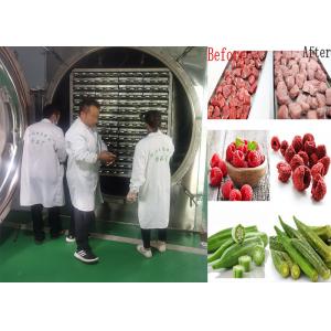 China 100 Kg/Batch Food Freeze Drying Machine Air Cooling Electric Heating supplier