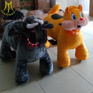 China Hansel  kids indoor ride happy electric car  stuffed animals battery ride on car supplier