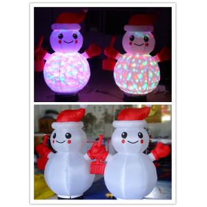 China Lighting Inflatable Snowman for Christmas and Promotion Decoration supplier