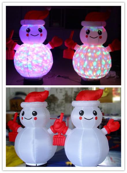 Lighting Inflatable Snowman for Christmas and Promotion Decoration