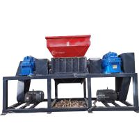 China 15kW Double Shaft Scrap Engine Metal Crusher for Waste Metal Shredding and Recycling on sale