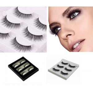 China Individual Eye Makeup Eyelashes Black Color Grade A Materials For Girls supplier