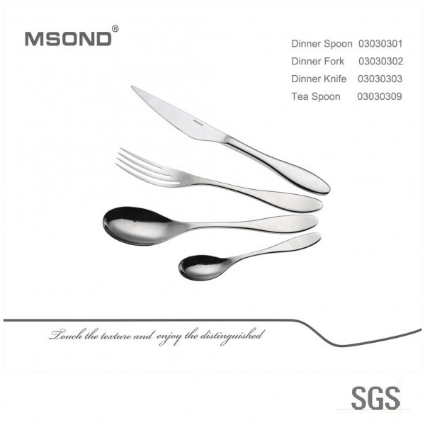 Non Redundant Exquisite SGS Stainless Steel Rust Proof Flatware Sets