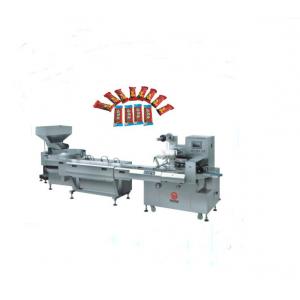 Puffed Food Automatic Pillow Packing Machine 3 Phase 380V 50Hz Power Supply