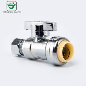 China Bathroom Toilet Wash Basin NSF 3/8''X1/2'' Brass Angle Valve supplier