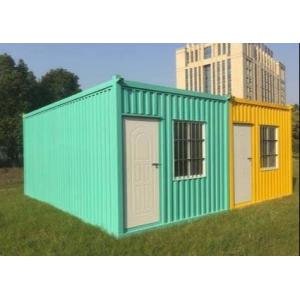 China Galvanized Steel Prefab Office Container 20GP For Living House supplier