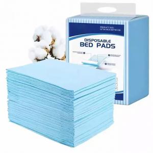 PE Film Breathable Fabric Hospital Absorbent Underpads Disposable Adult Bed Pads 60 x 90
