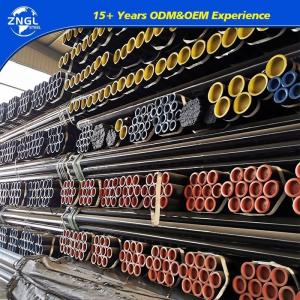 Customized Seamless Steel Pipe for Food/Beverage/Dairy Products ASTM API 5L ERW Steel Tube