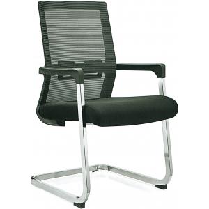China Stationary Black Mesh Office Chair No Wheels For Conference Room Customized supplier