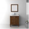 China Floor standing black Wooden Bathroom Cabinets / bath furniture sets wholesale