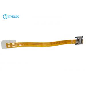 China GSM CDMA Standard UIM SIM Card Kit Male To Female Extension Soft Flat FPC Cable supplier