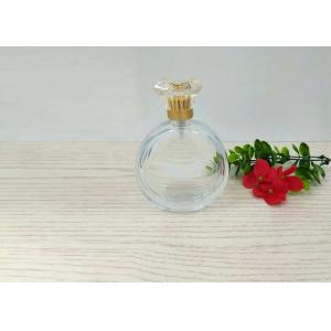 China Customize Caps Refillable Glass Perfume Bottle 50ml Beautiful Appearance wholesale