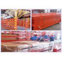 China Heavy Duty Push Back Pallet Racking With Customized Color / Capacity ISO14001 on sale