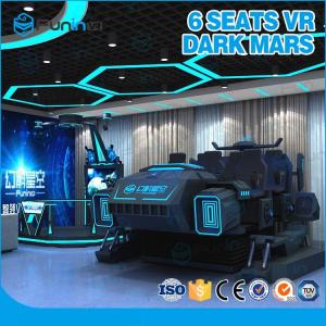 China Mech Style Virtual Reality 9D VR Cinema Six Players Indoor VR Game With VR Helmet supplier