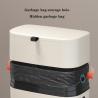 China Load-Bearing Strong Hanging Household Trash Can Kitchen Preferred Non-Punching Bent Wall Hanging Trash Can wholesale