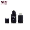 China RPPE 50ml 75ml Black Injection Color PP PCR Glossy Empty Roll On Bottle For Antiperspirant wholesale