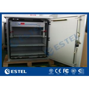 China Anti-Theft Three Point Lock BTS Outdoor Cabinet Low Power Consumption supplier